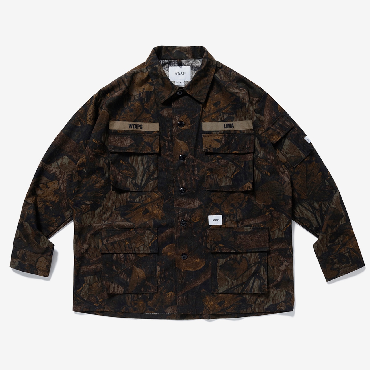 19AW WTAPS JUNGLE LS SHIRT RIPSTOP CAMO