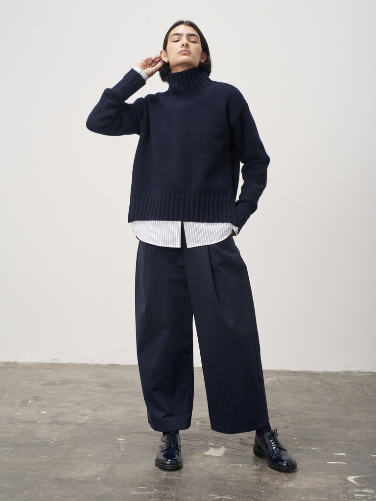 Very Goods | Welt Knit In Dark Navy – Studio Nicholson