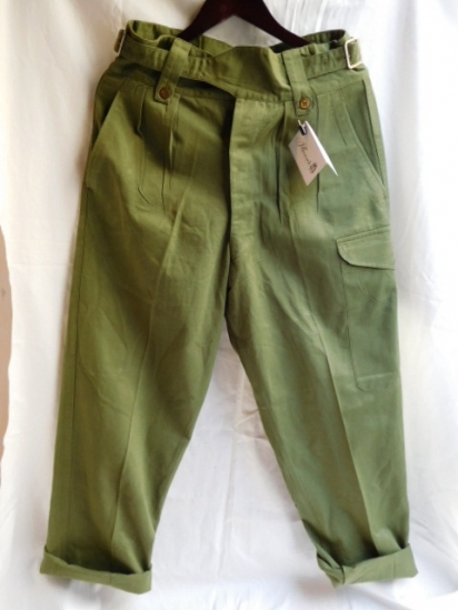 60s  カナダ軍 Grukha Trousers vintage 60年代 カナダ軍 グルカ カーキ│ヴィンテージ古着屋Feeet 通販