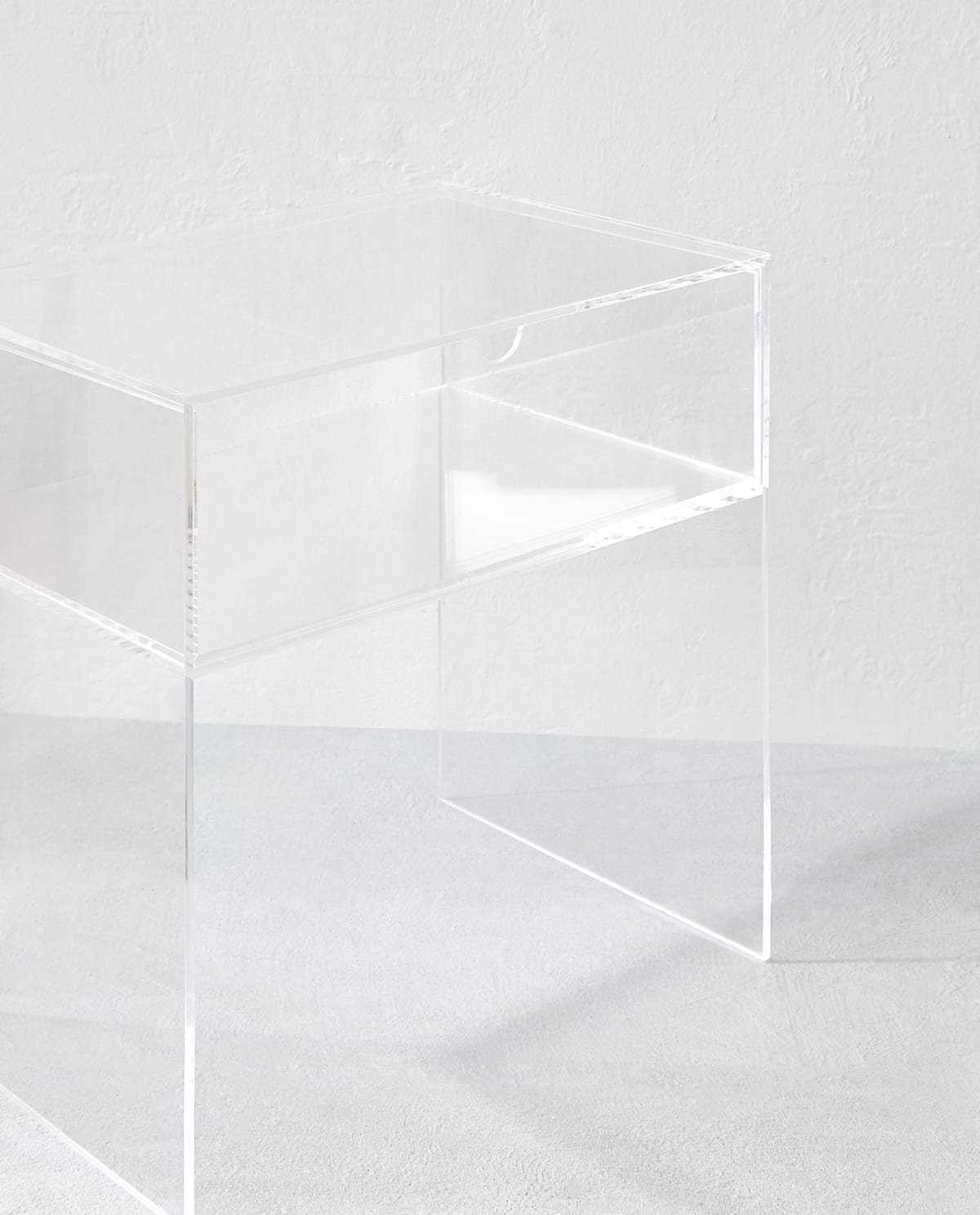 Zara home acrylic table discount