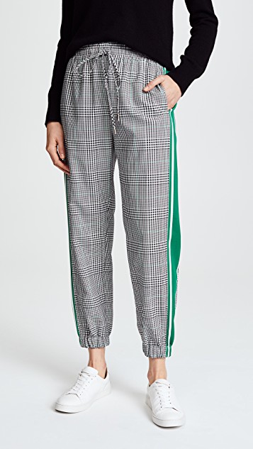 plaid joggers pants