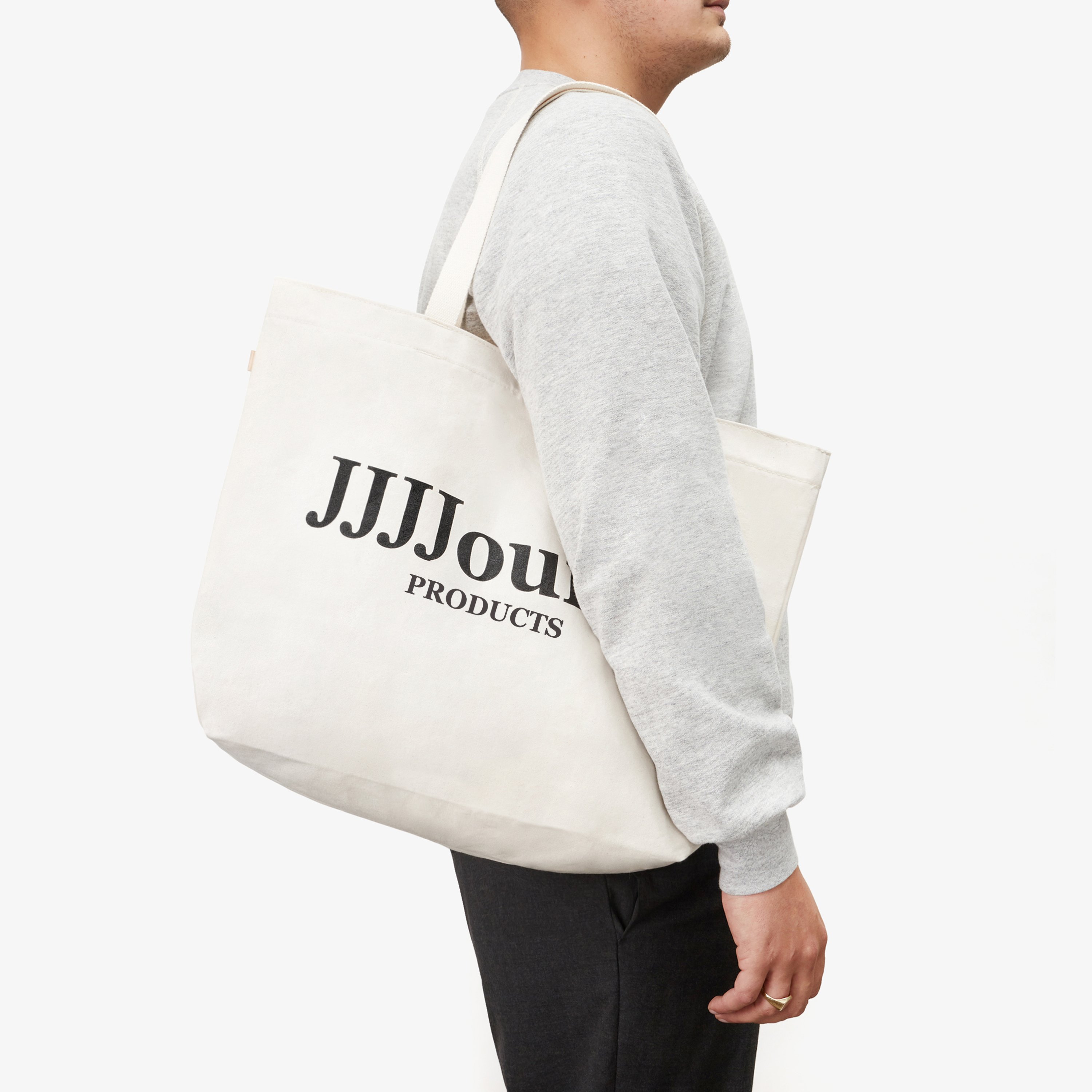 JJJJound Scripted Logo Tote - バッグ