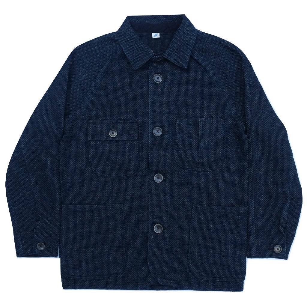 pure blue japan sashiko jacket