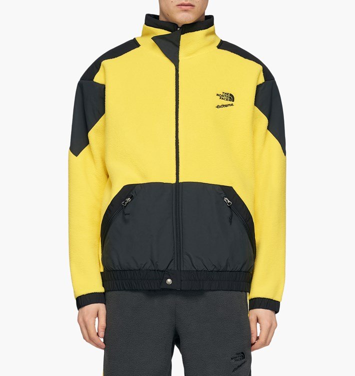 Very Goods The North Face 90 Extreme Fleece Fz Jacket Yellow Down jackets NF0A4AGKLKE Caliroots