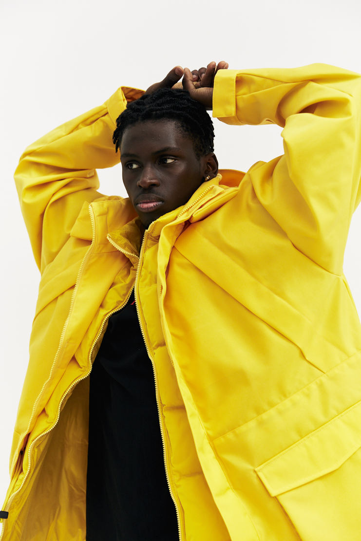 Very Goods | Martine Rose x Napapijri Yellow Rainforest Common Jacket -  SHOWstudio / MACHINE-A