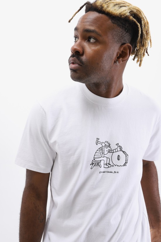 Very Goods | A.p.c. jjjjound T-shirt rough Blanc - GRADUATE
