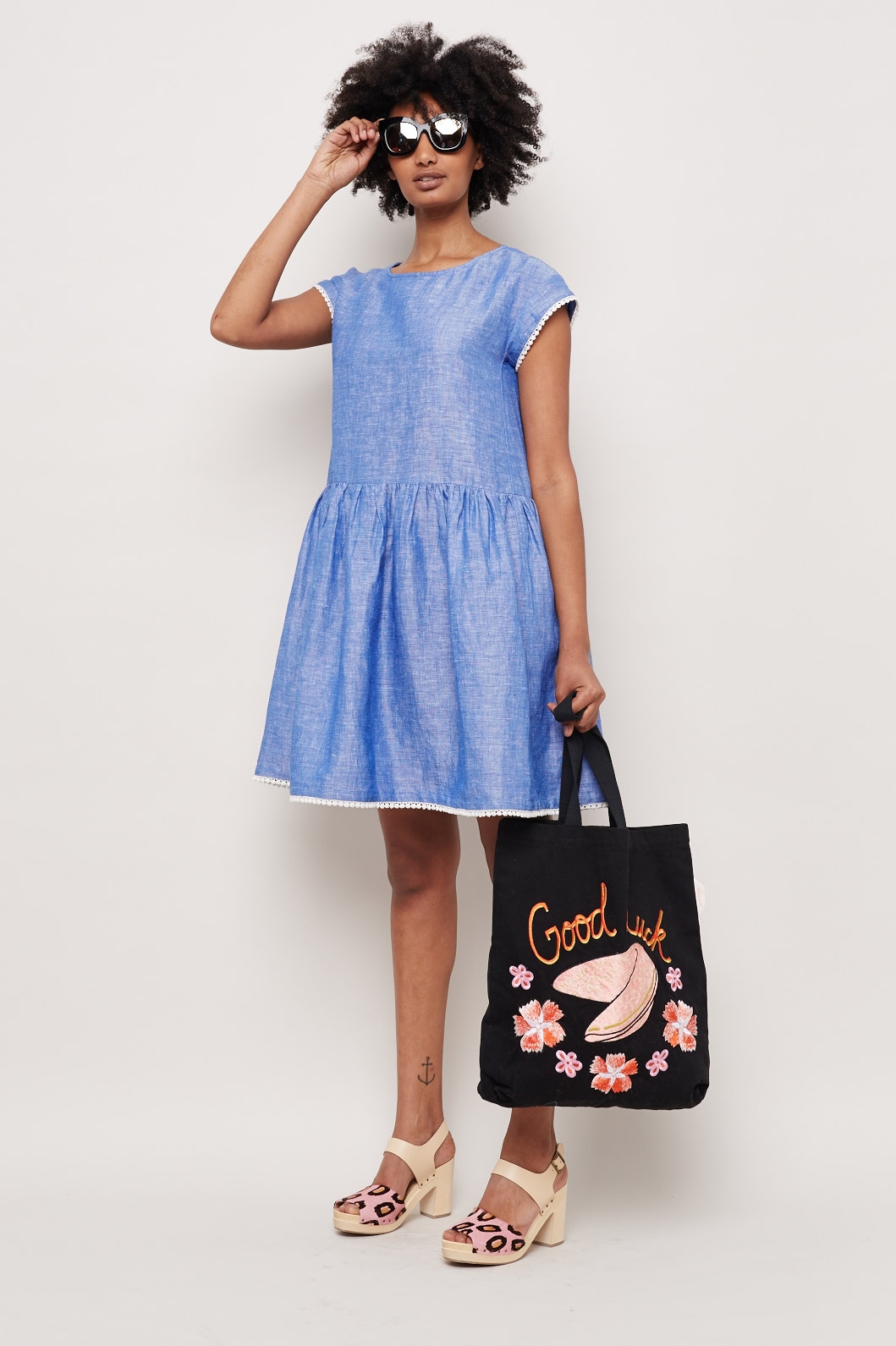 gorman denim dress
