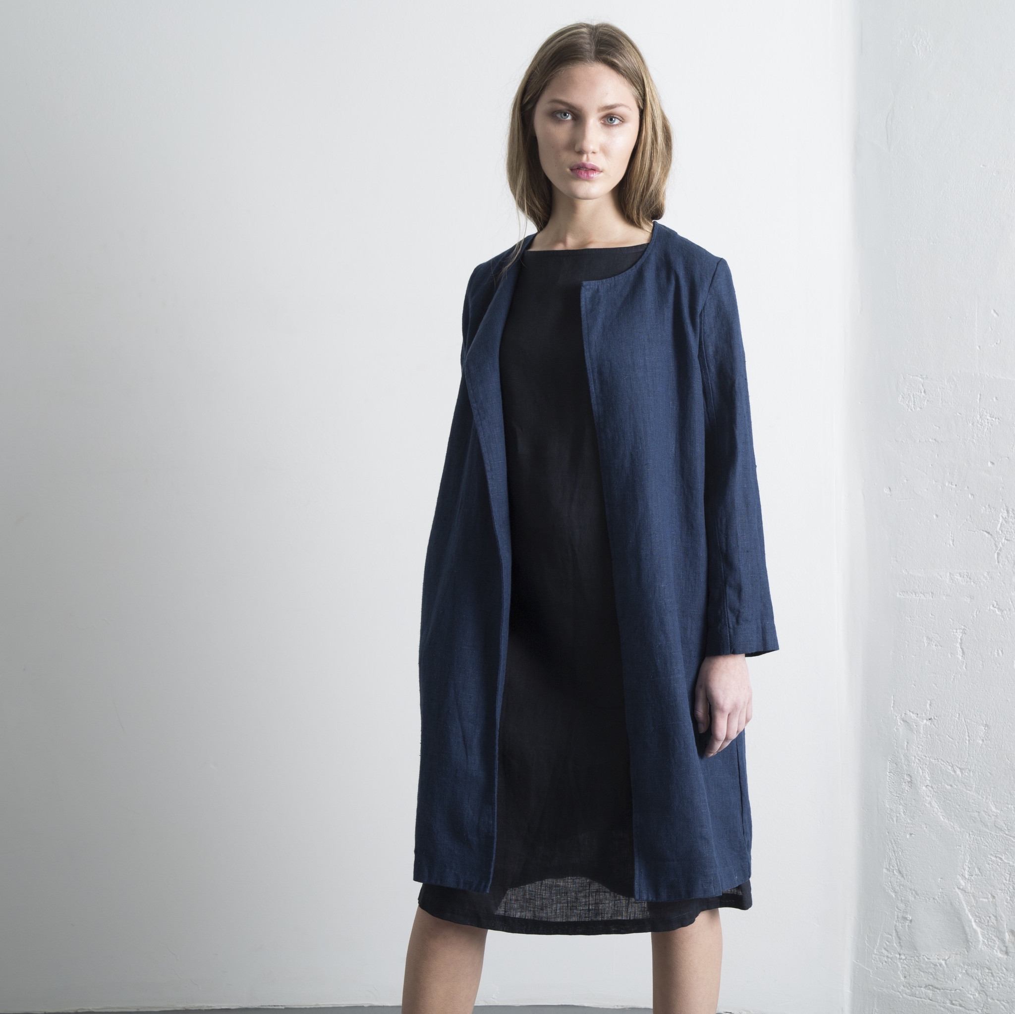 Very Goods  Haru Coat: Blue Anglais – Shop Fog Linen