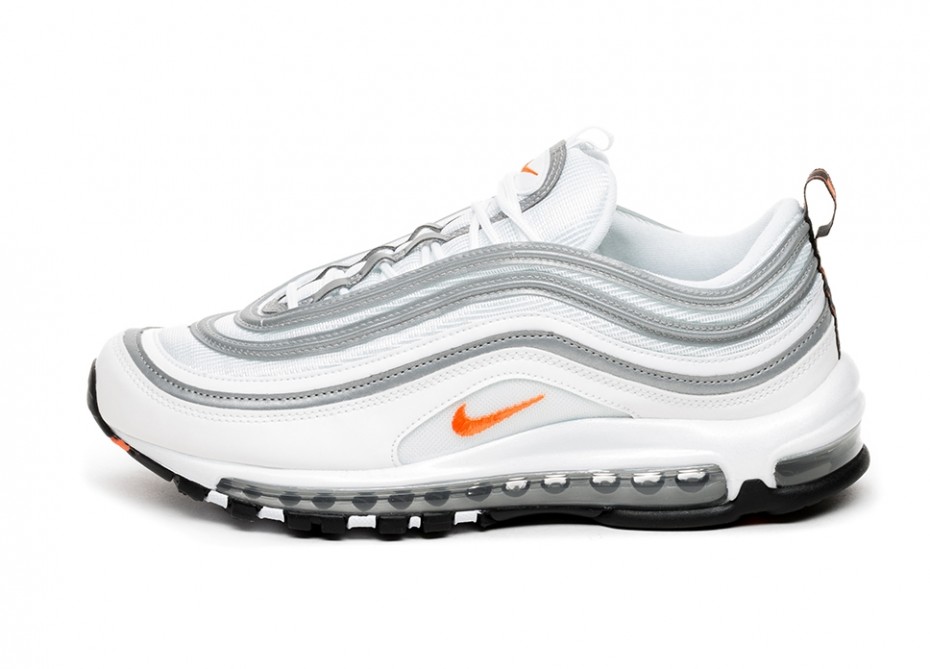 nike air max 97 white and silver