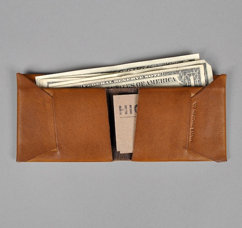 Very Goods | Brown Leather Bi-Fold Wallet