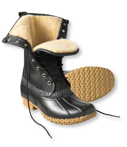 ll bean womens shearling lined boots