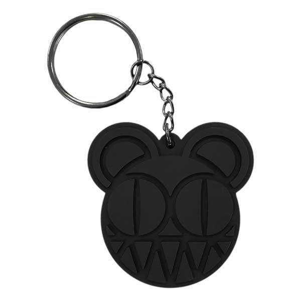 Very Goods | BLACK BEARHEAD PVC KEYCHAIN | Merch | WASTE USD