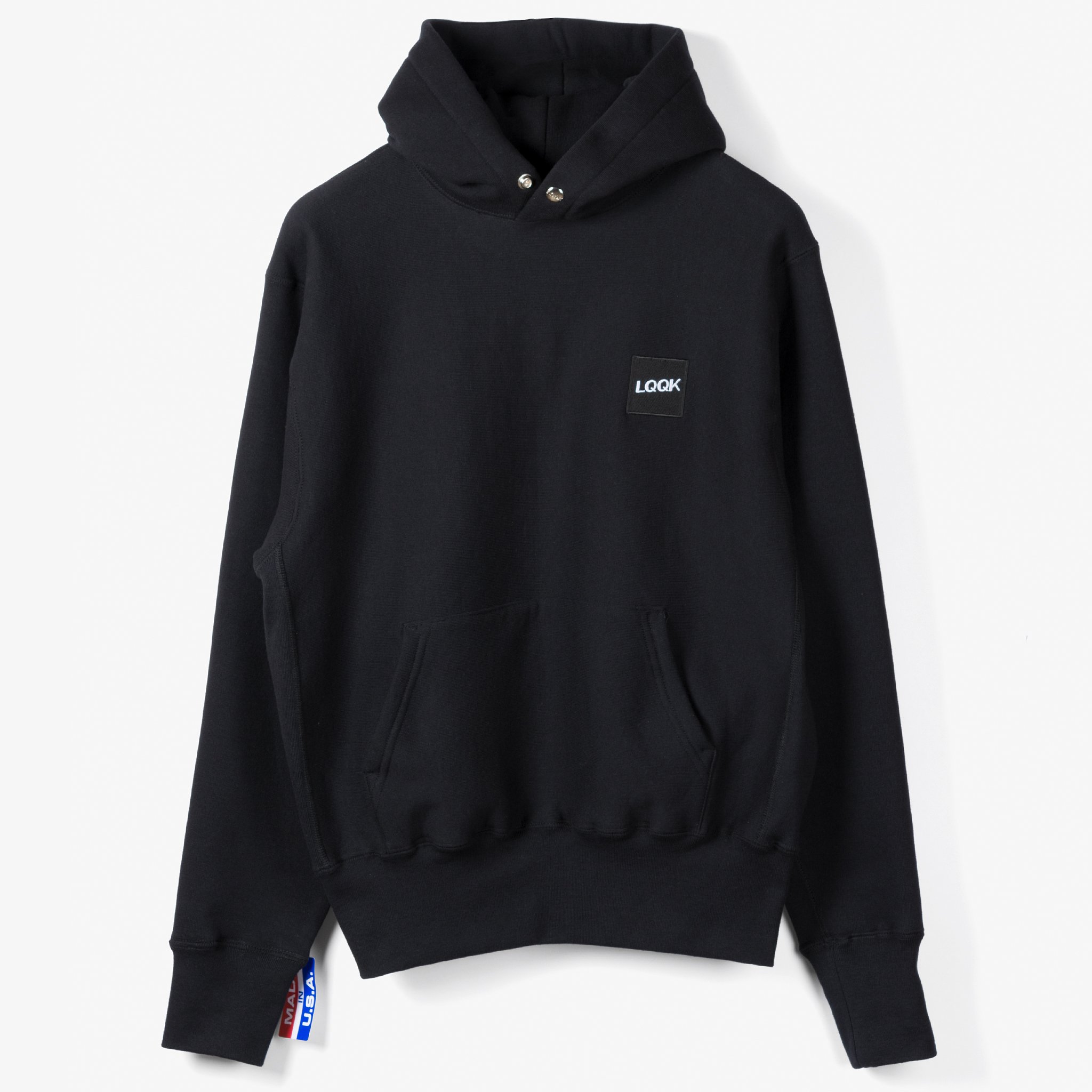 Very Goods | LQQK Studio Signature Snap Hoody (Black) – Bows and 