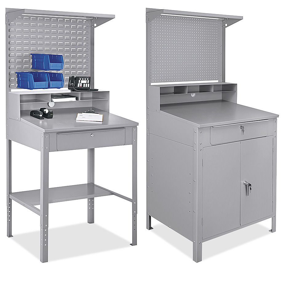 Very Goods Deluxe Shop Desks in Stock Uline