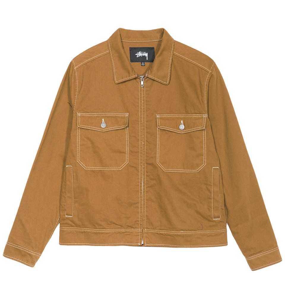 Very Goods | Moleskin Garage Jacket - Men's Coats & Jackets | Stussy