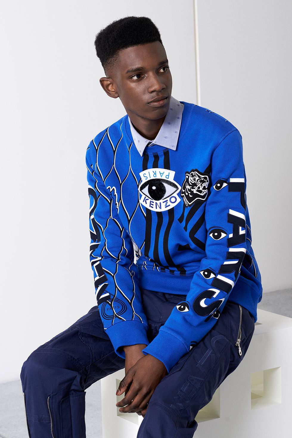 kenzo multi logo sweatshirt