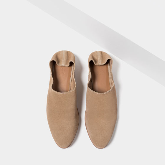 zara femme chaussures plates