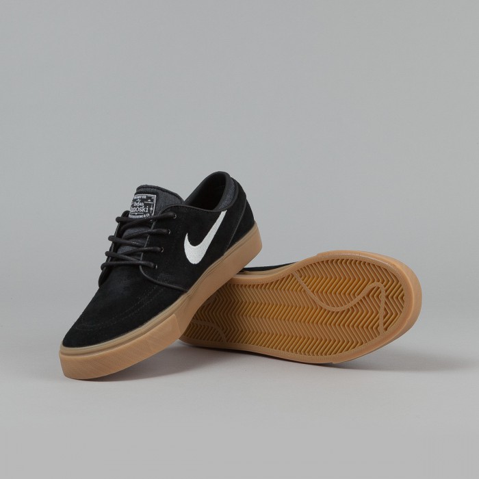 Very | Nike Stefan Janoski Shoes - Black / White - Gum - Light Brown | Flatspot