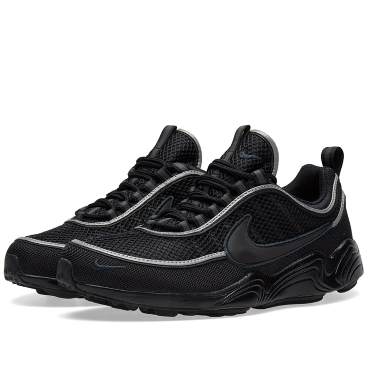 nike spiridon all black