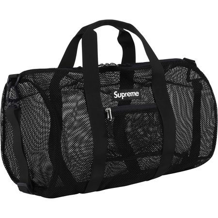 Very Goods | Supreme: Mesh Duffle Bag - Black