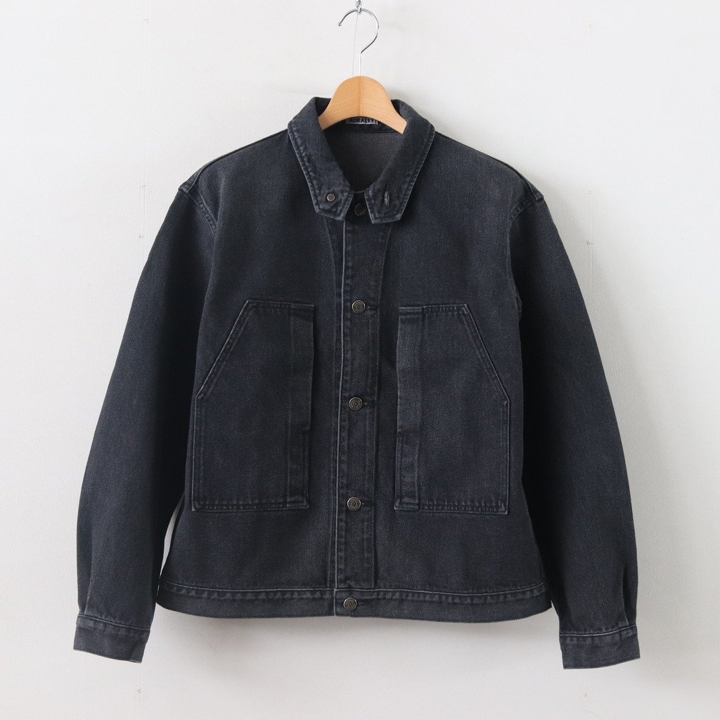 AURALEE HARD TWIST DENIM BLOUSON-