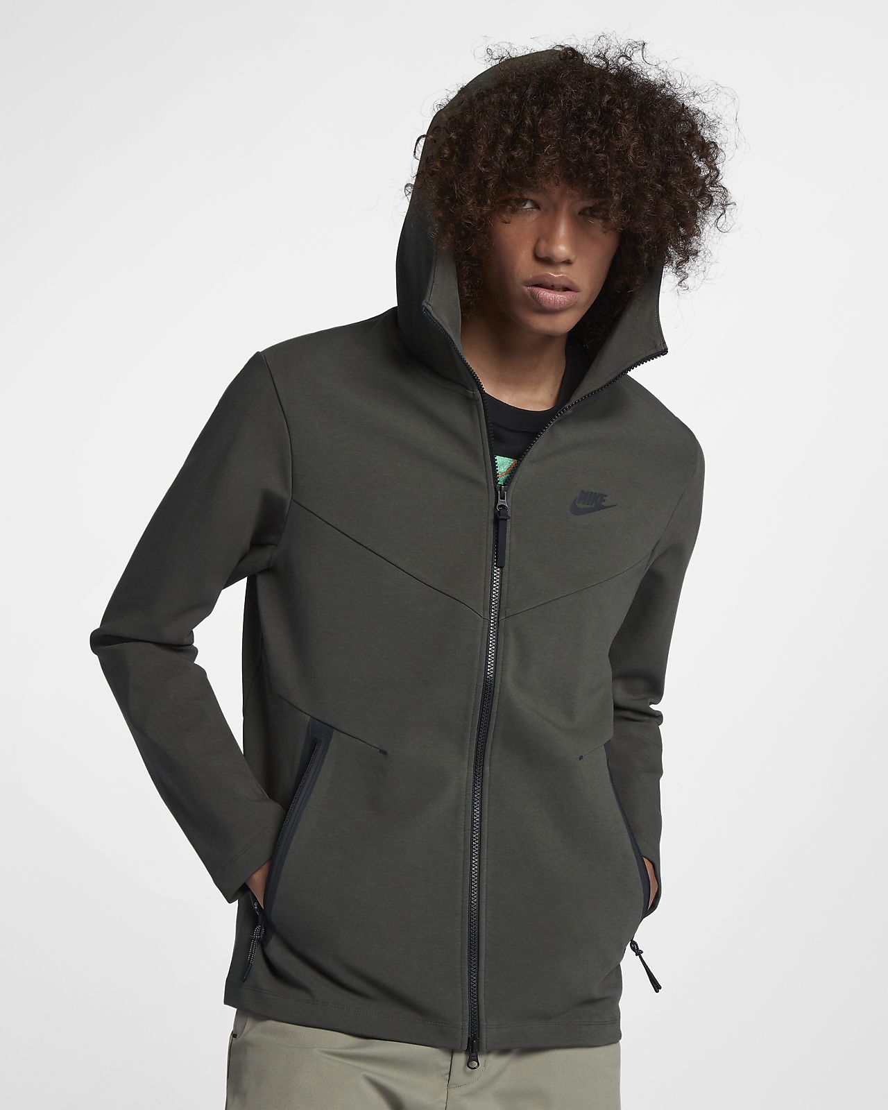 nike tech hoodie full zip