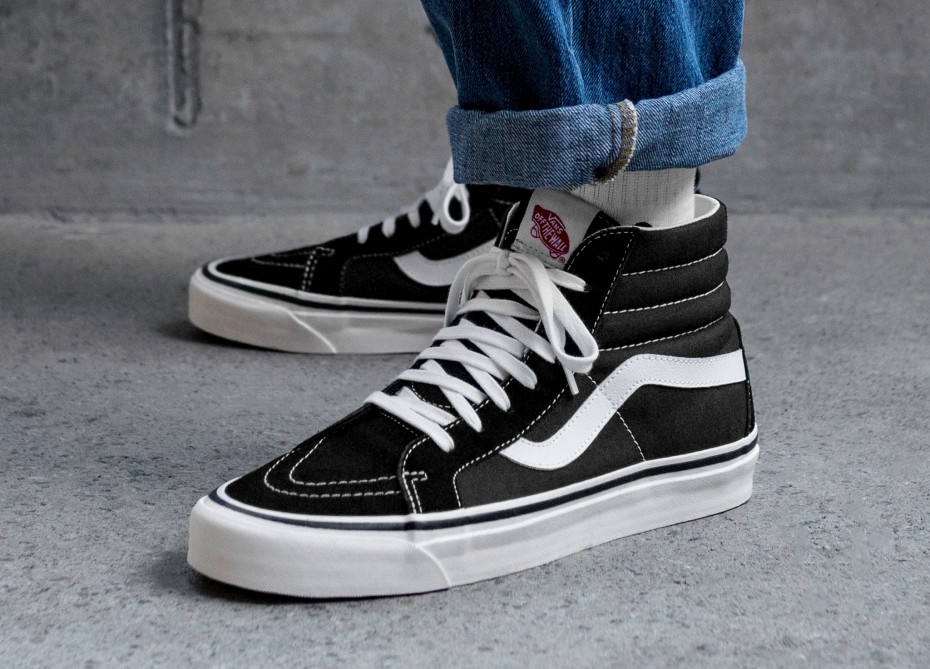 Very Goods | Vans Sk8-Hi 38 DX *Anaheim Factory* (Black / True White ...