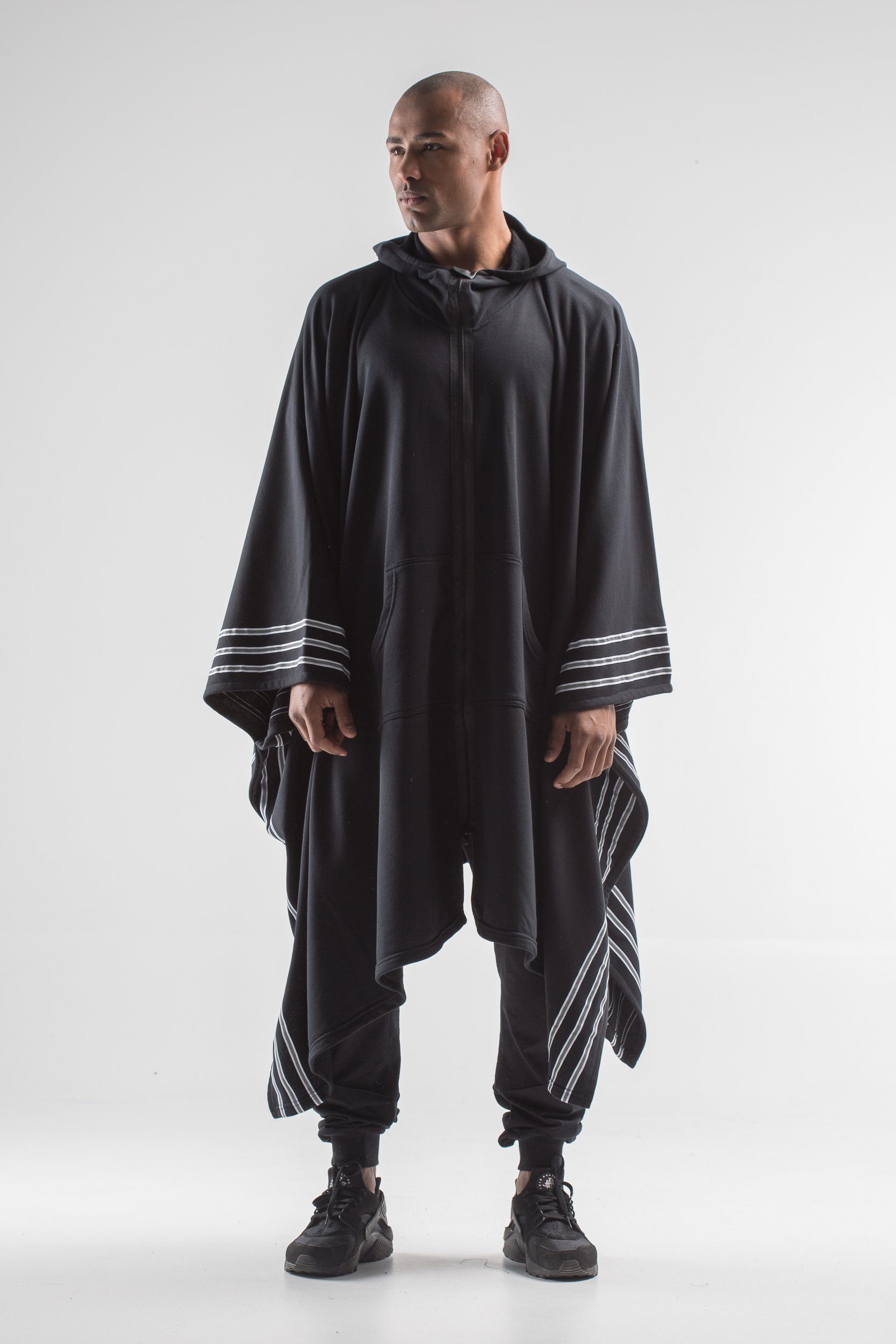 hooded poncho mens