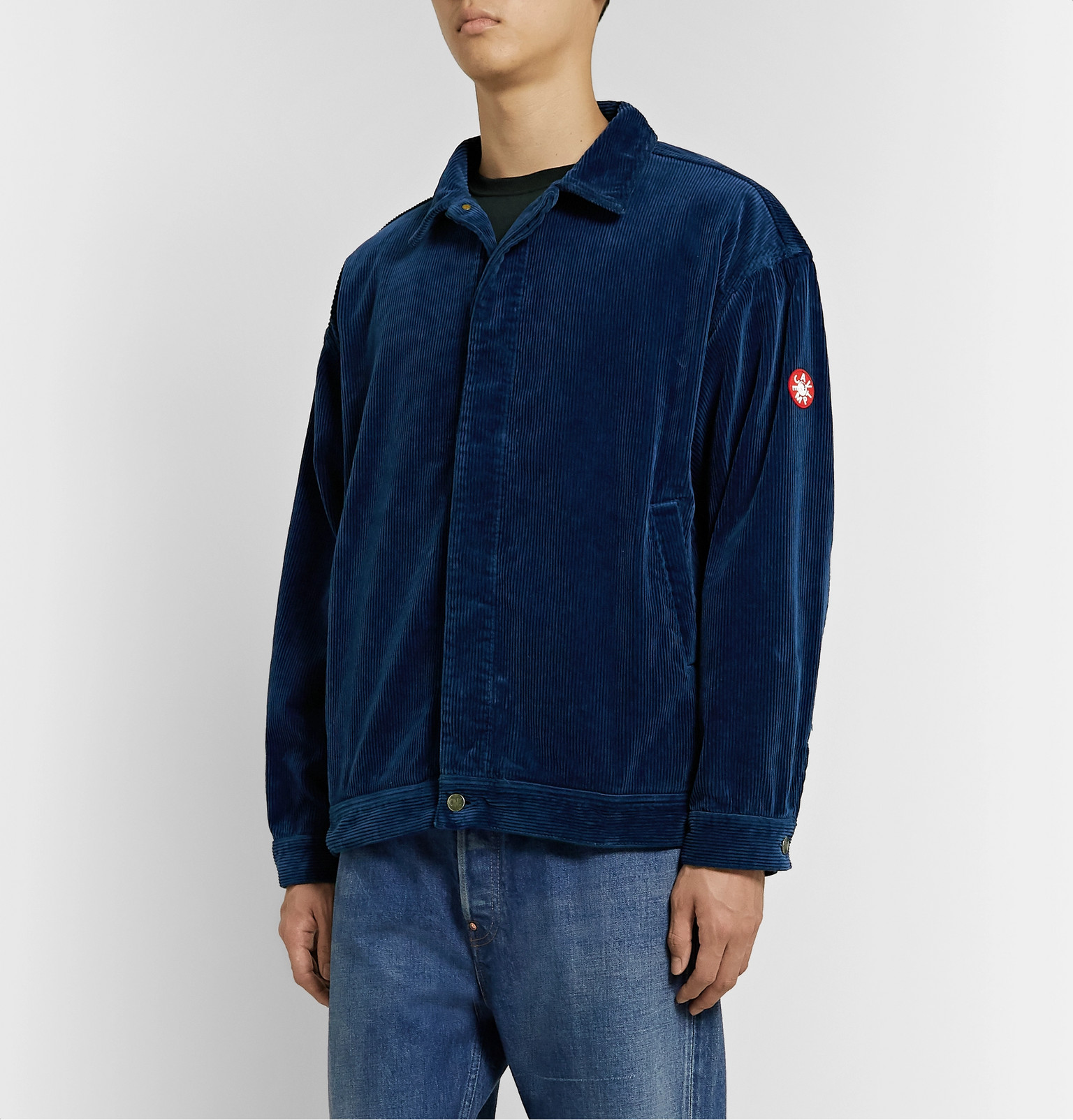 Very Goods Navy Cotton Corduroy Jacket Cav Empt MR PORTER