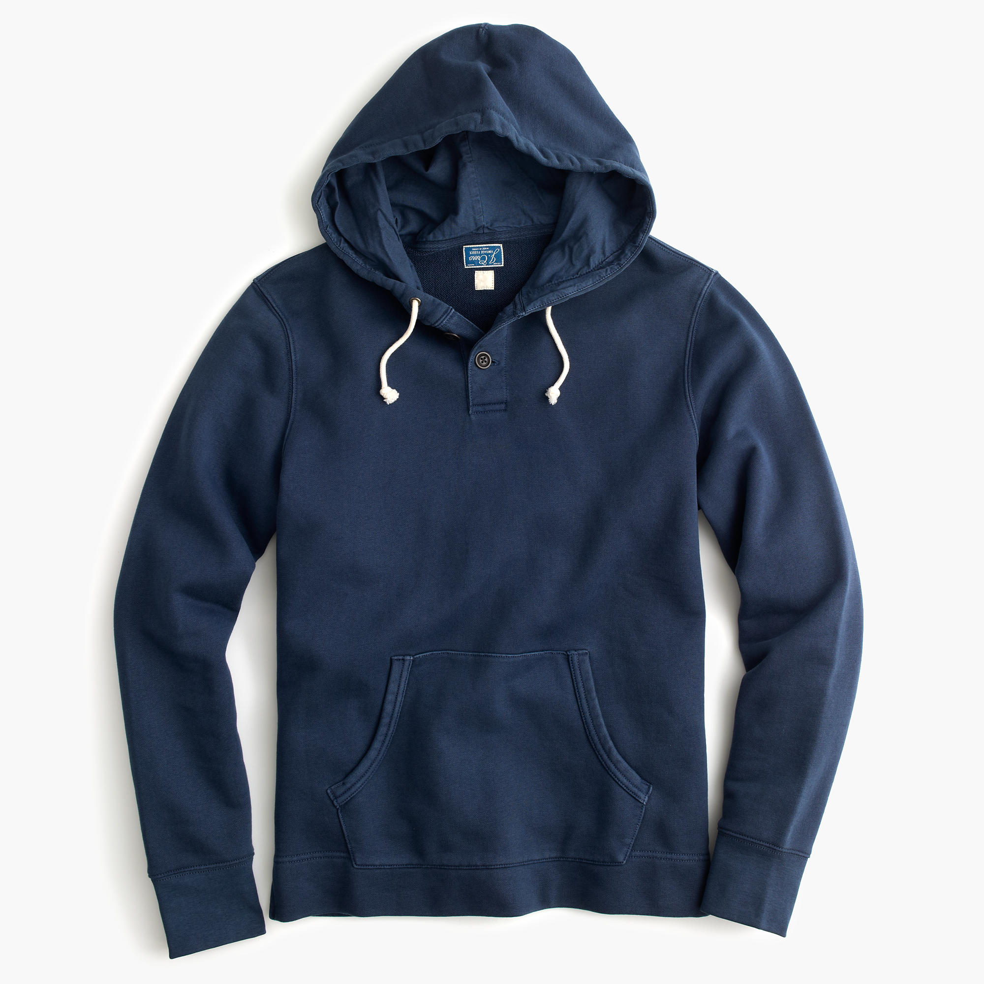 j crew vintage fleece hoodie