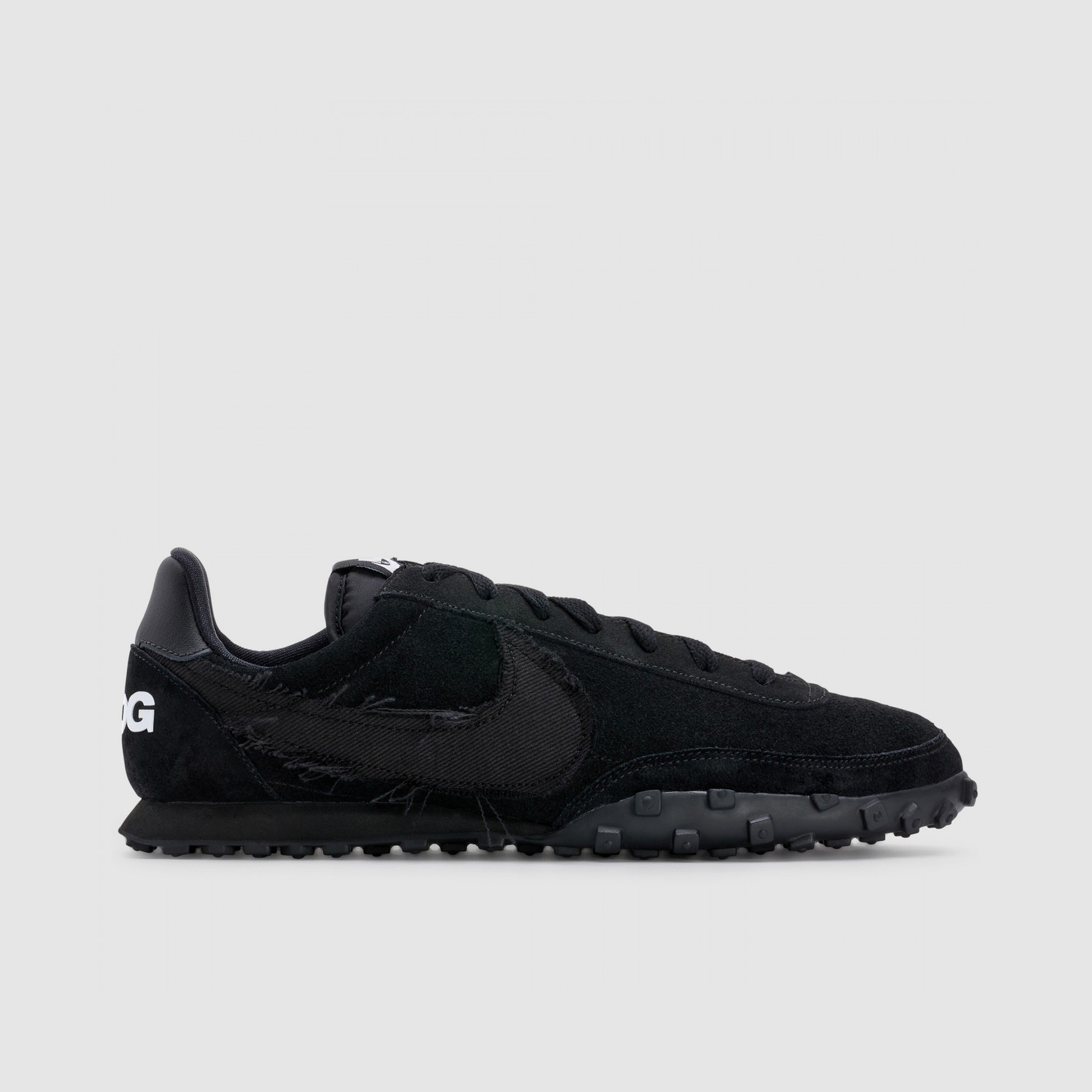 Very Goods CDG Black x Nike Waffle Racer (Black)