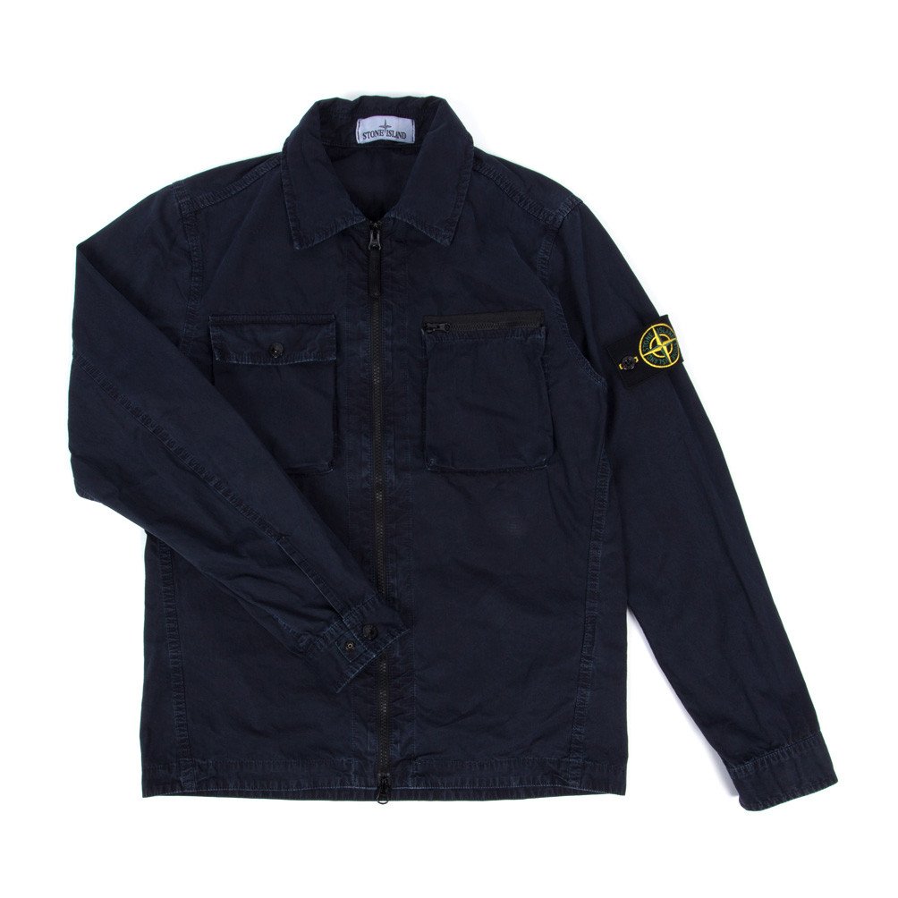 stone island tela overshirt