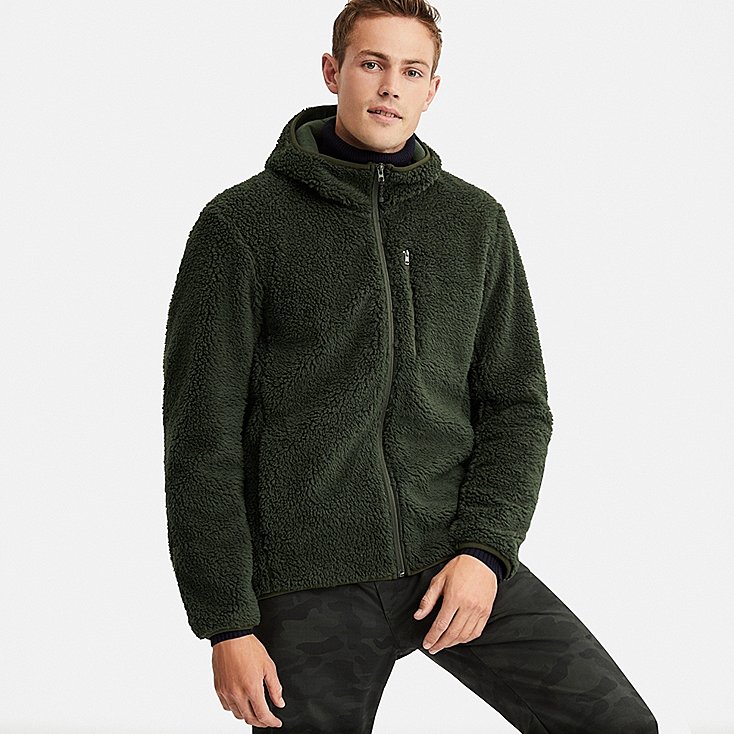 uniqlo fleece lined hoodie