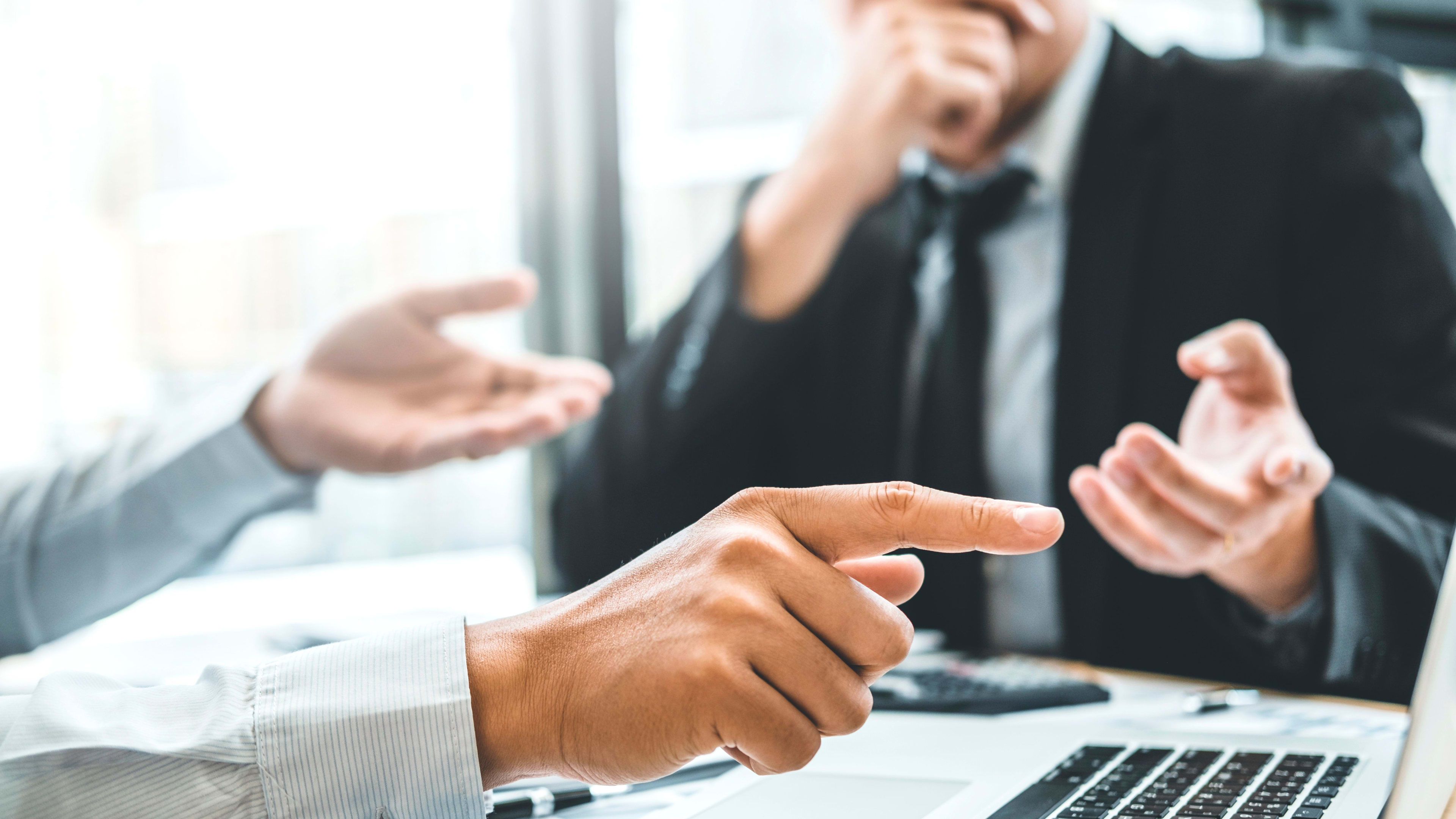 Analysetermin mit Berater von fidro