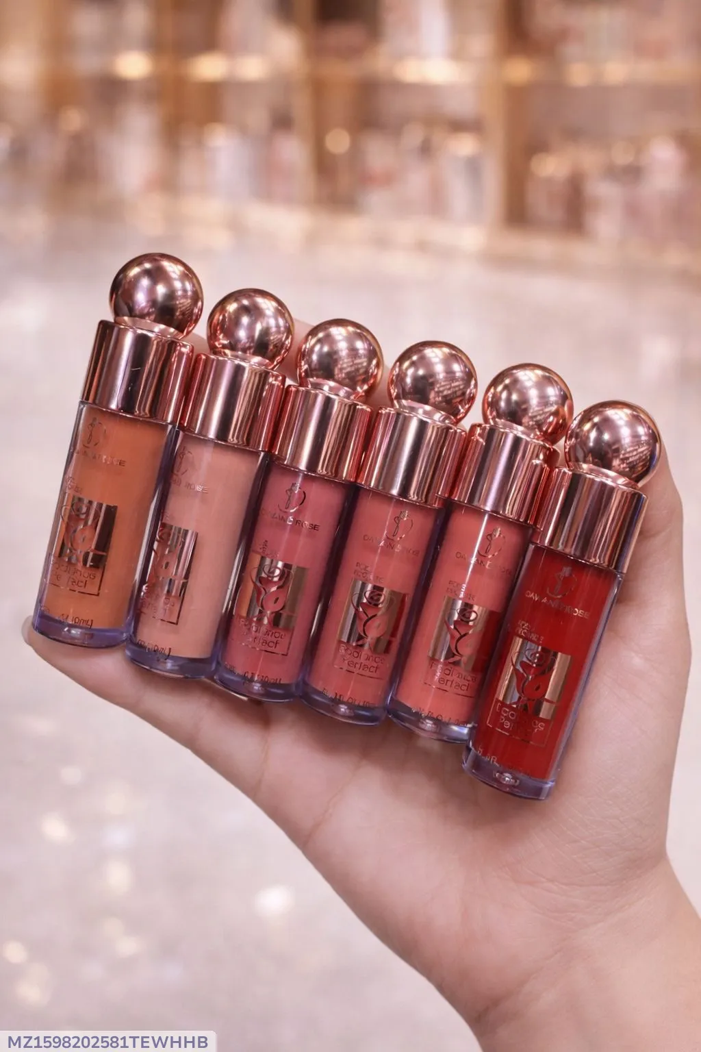 Multicolor Matte Lip Gloss Set of 6 Bold Coverage