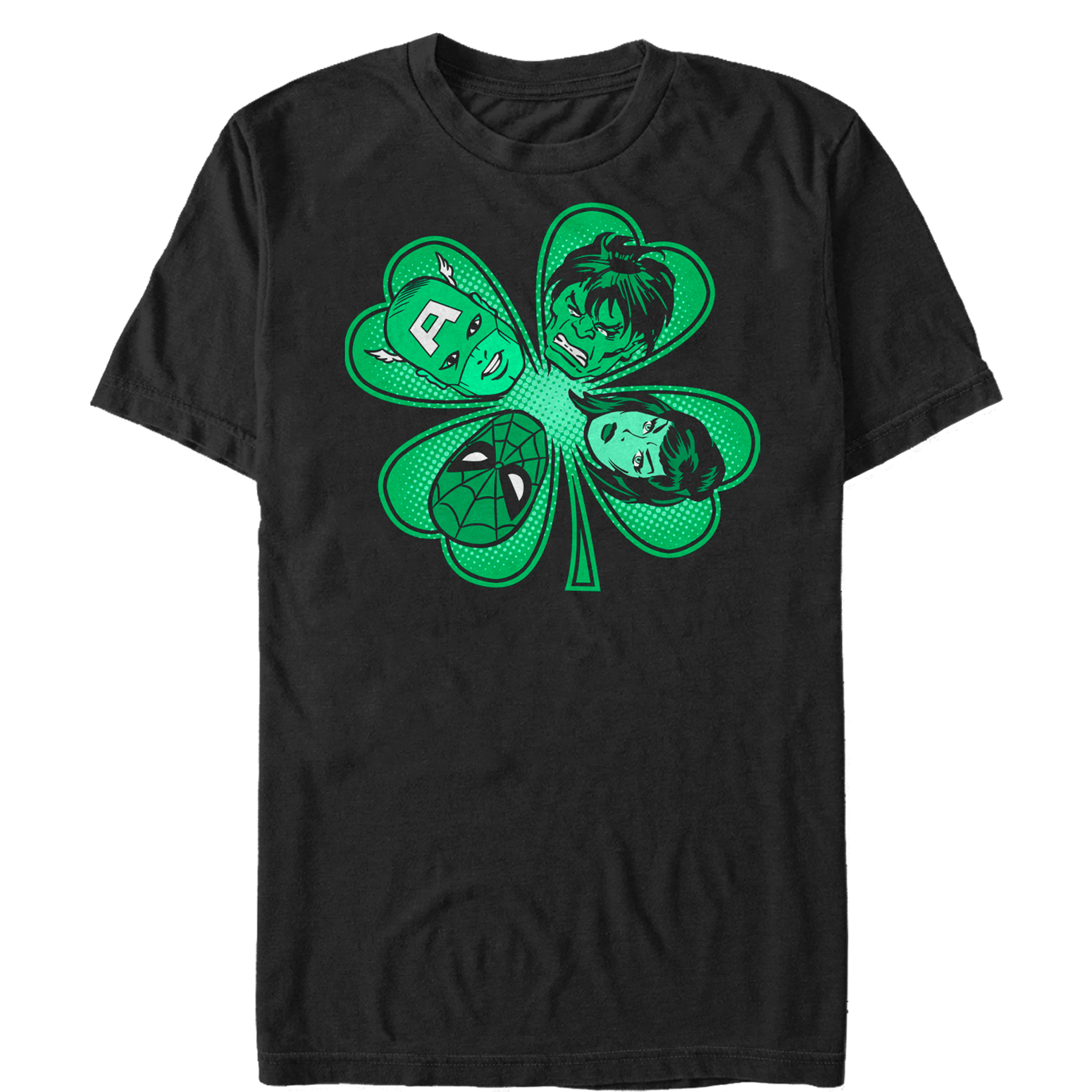 Men’s Marvel St. Patrick’s Day Hero Four-Leaf Clover T-Shirt