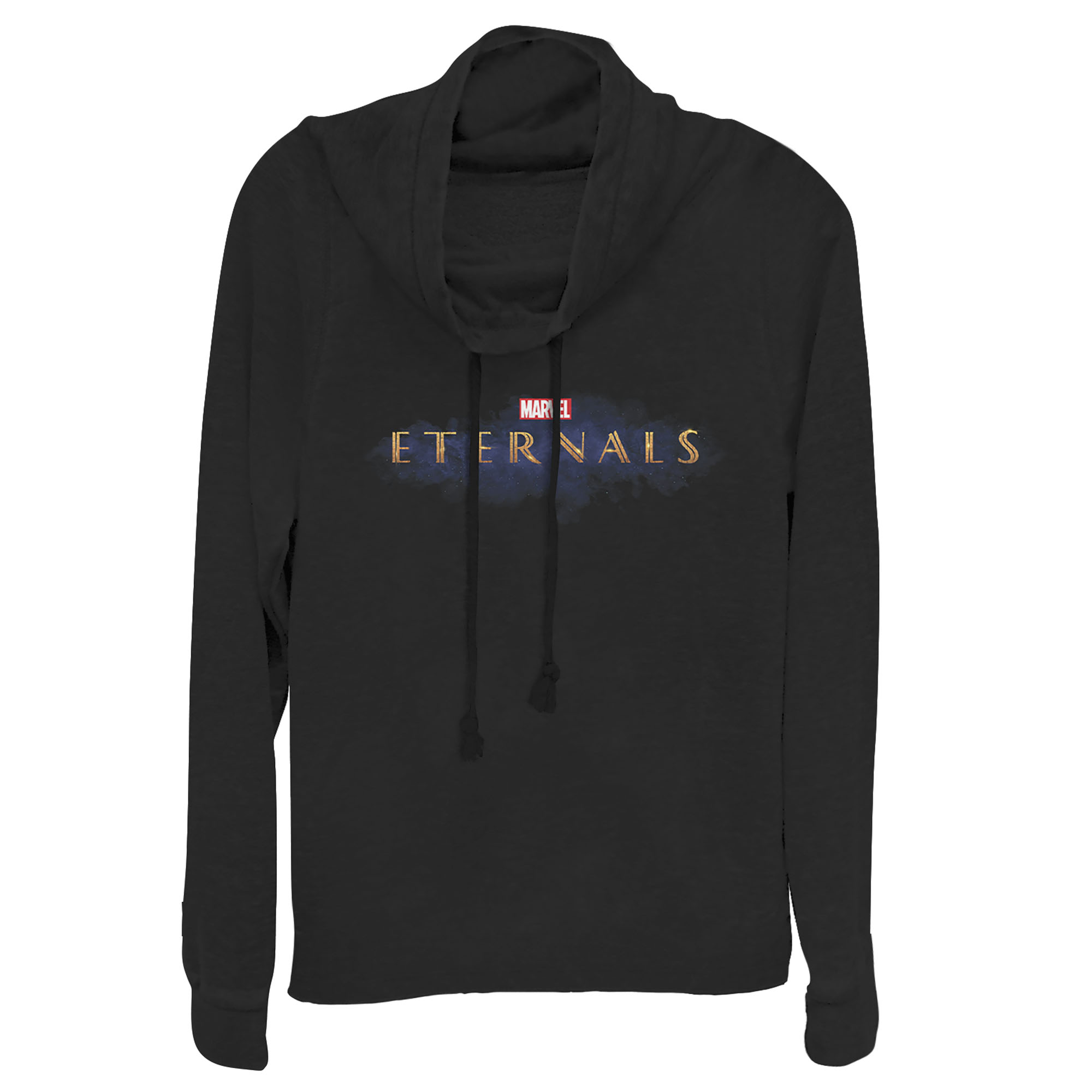 Marvel Junior's Eternals Movie Logo Cowl Neck Sweatshirt ...