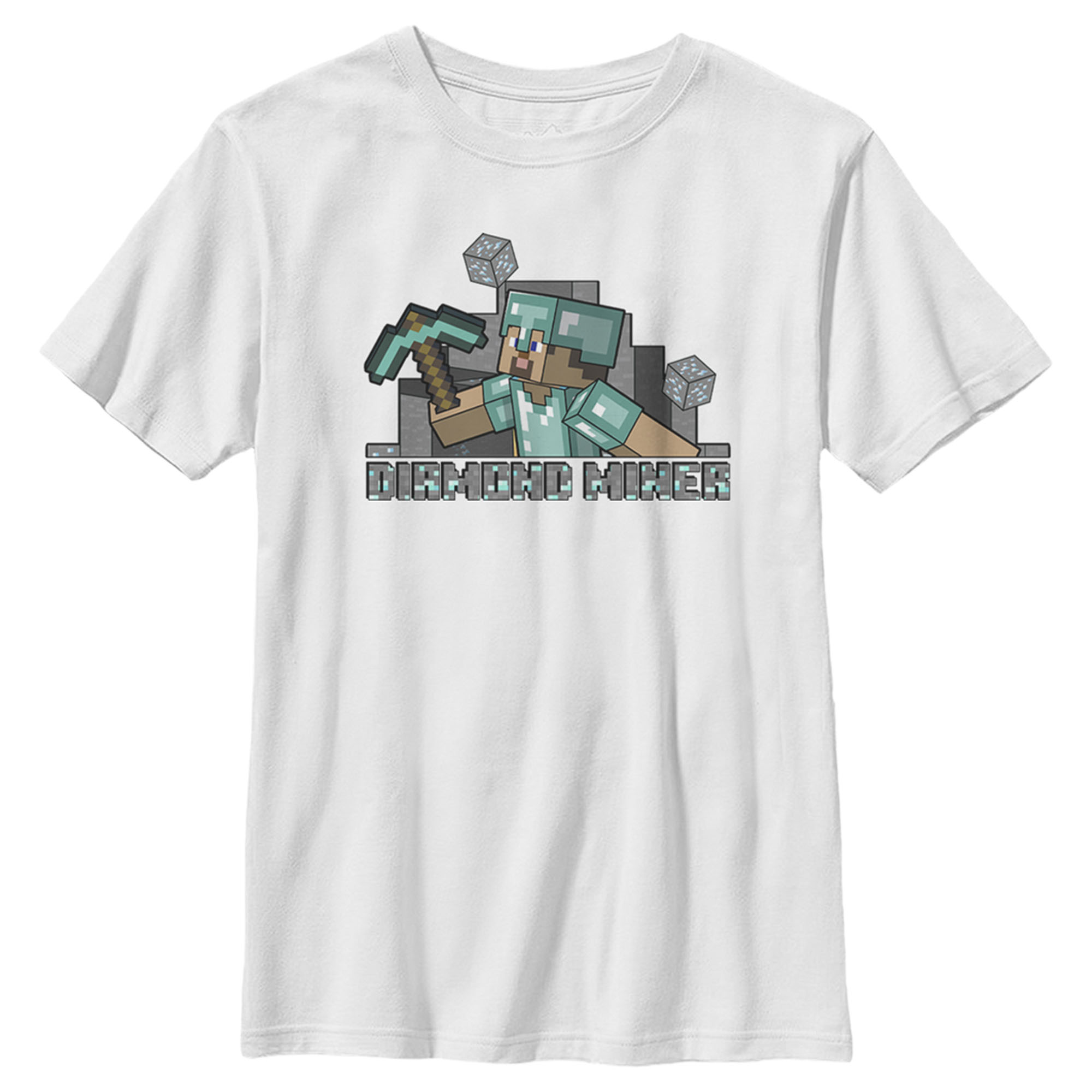 Minecraft Diamond Miner T-Shirt | eBay
