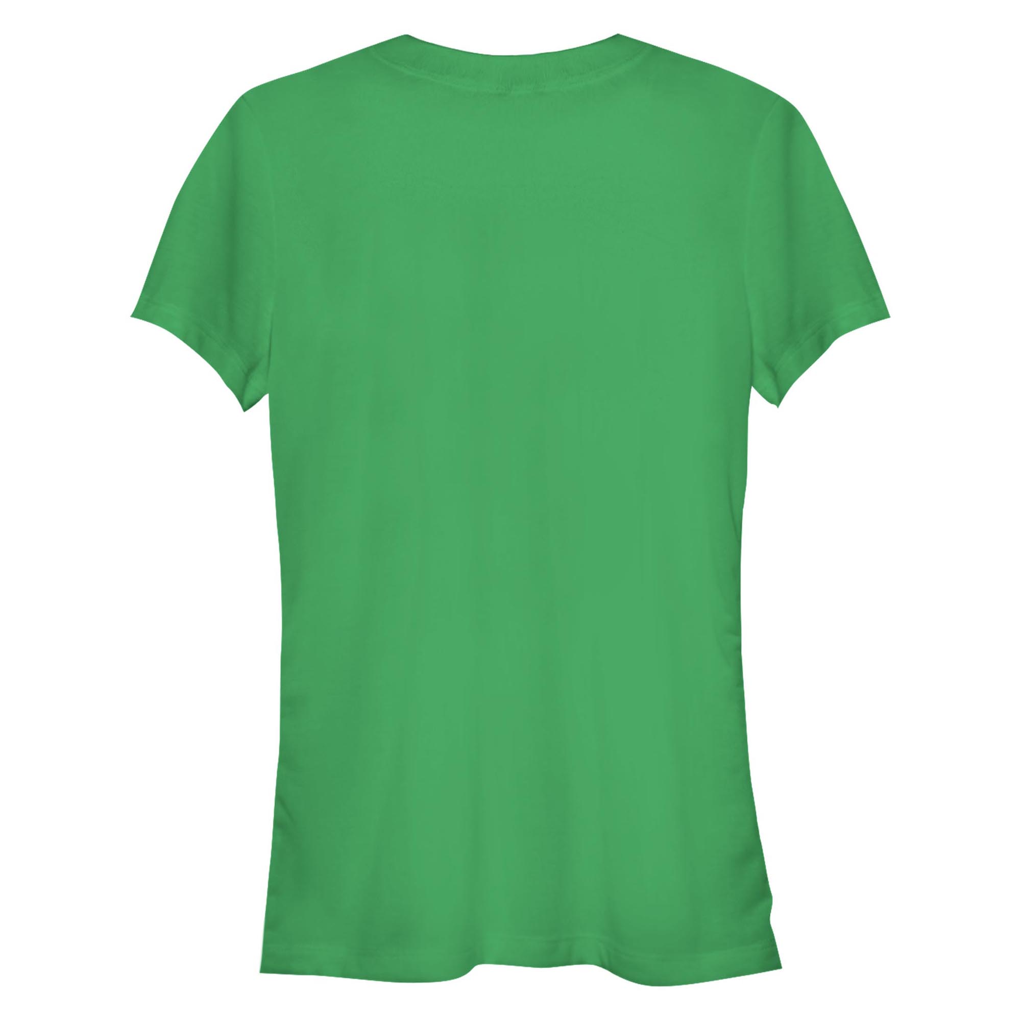 Junior's Star Wars St. Patrick's Day Yoda Lucky You Are T-Shirt - Picture 2 of 11