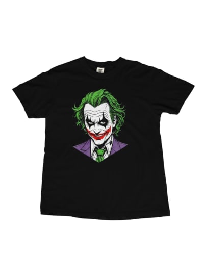 camiseta joker diseño exclusivo algodón 100%