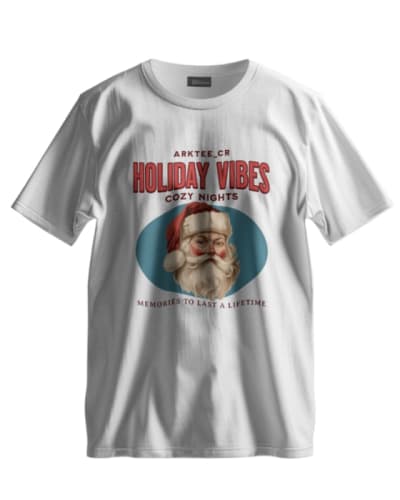 Camiseta navidad diseño exclusivo algodón 100%