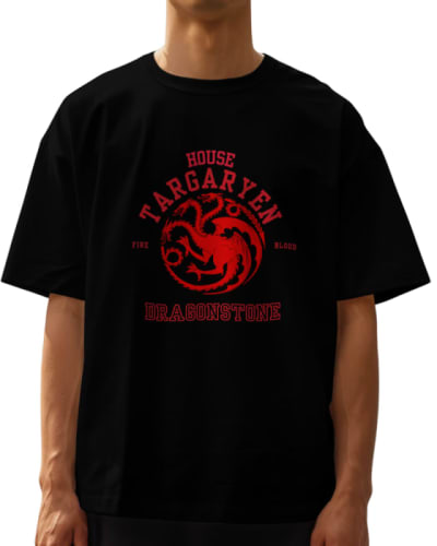 Camiseta oversize Game of Thrones algodón 100%