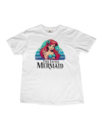 Camiseta Ariel la Sirenita diseño original algodón