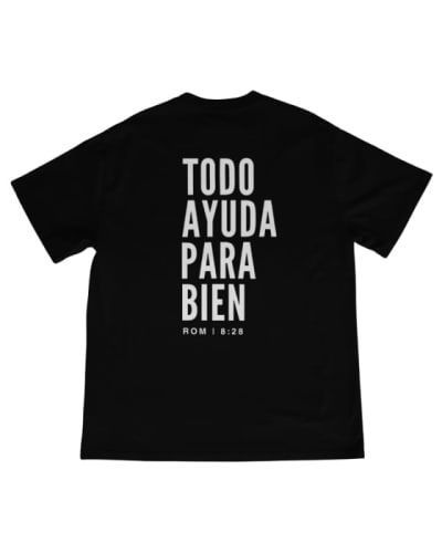 Camiseta oversize unisex cristiana algodón 100%