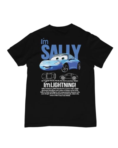 Camiseta Cars algodón 100% unisex