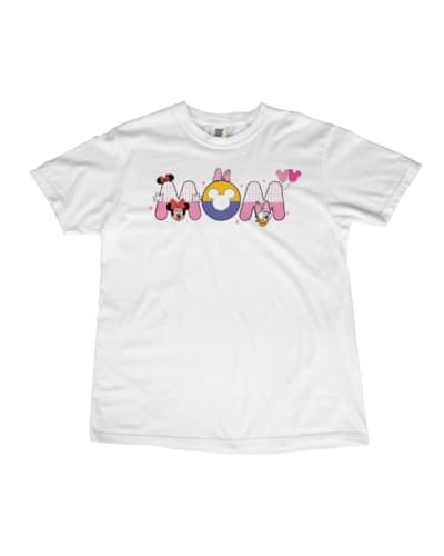 Camiseta mamá disney diseño exclusivo algodón