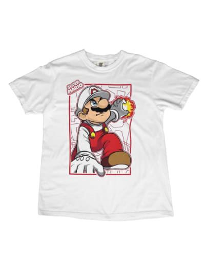 Camiseta Mario Bros algodón 100% unisex