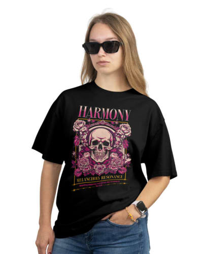 Camiseta oversize diseño original algodón 100%