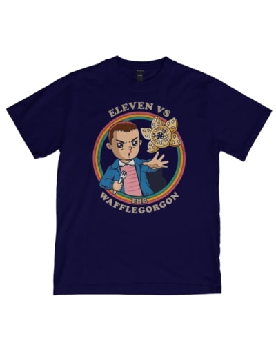 Camiseta de Stranger Things  estampado algodón 100%