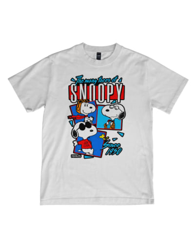 Camiseta  Snoopy  estampado algodón 100%